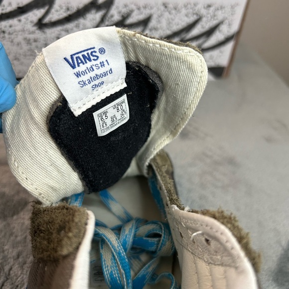 RARE Vans Vault OG Sk8-Hi Lx Hairy Suede Women Size 8 , Men Size 6.5 - Picture 8 of 11